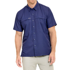 Indigo Original Shirt-GameGuard - mans blue shirt lightweight feel built for fishing