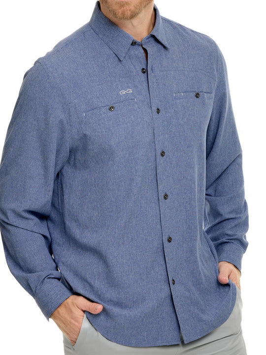 Camisa Indigo Maverick | Manga Larga